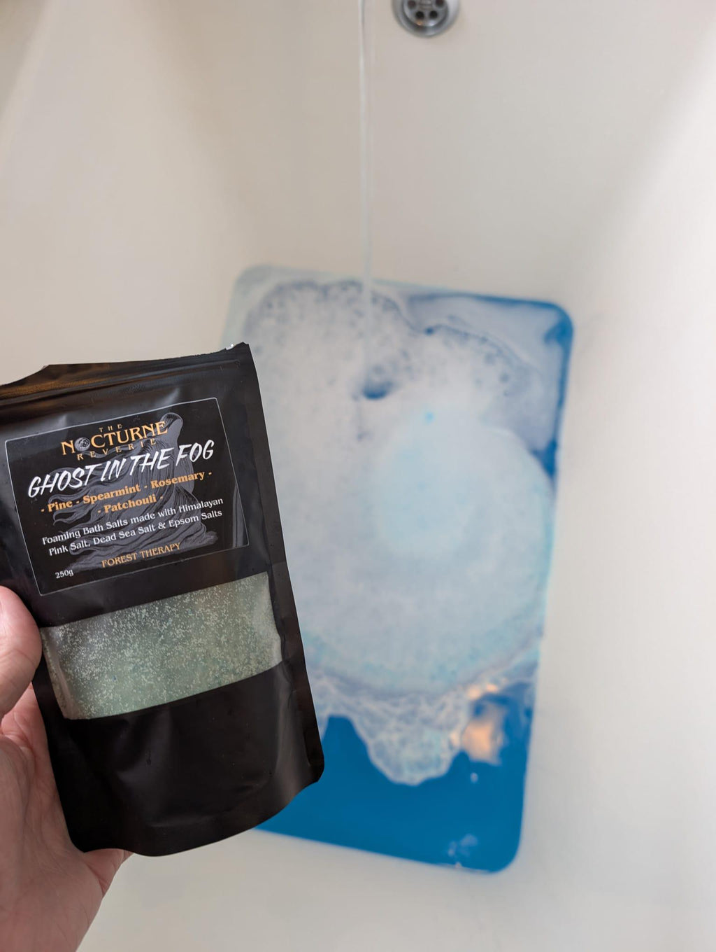 Ghost In The Fog - Pine, Spearmint, Rosemary, Patchouli Foaming Bath Salts