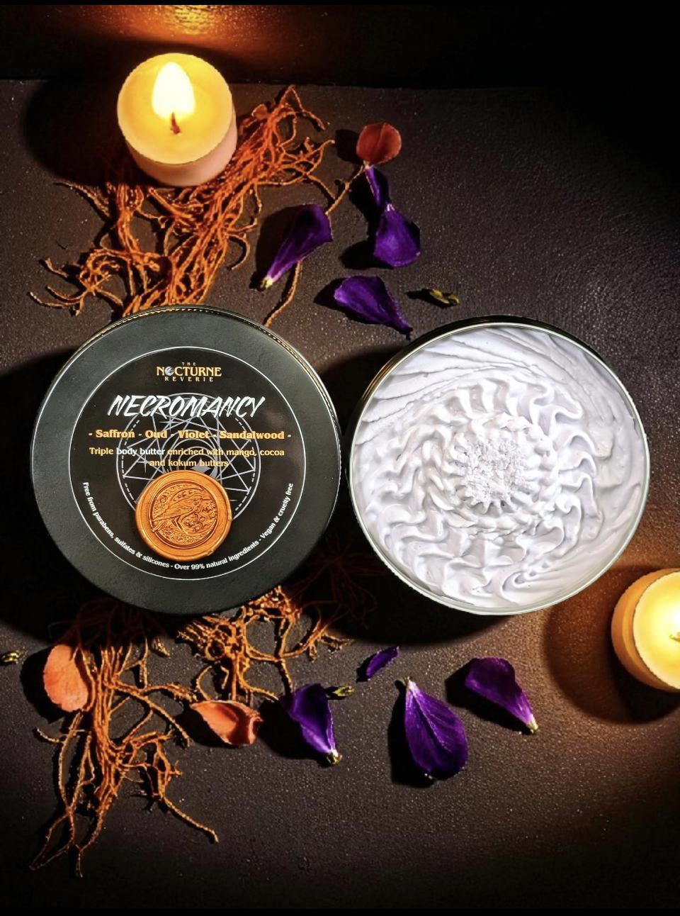 Necromancy - Saffron, Oud, Violet & Sandalwood  Triple Body Butter