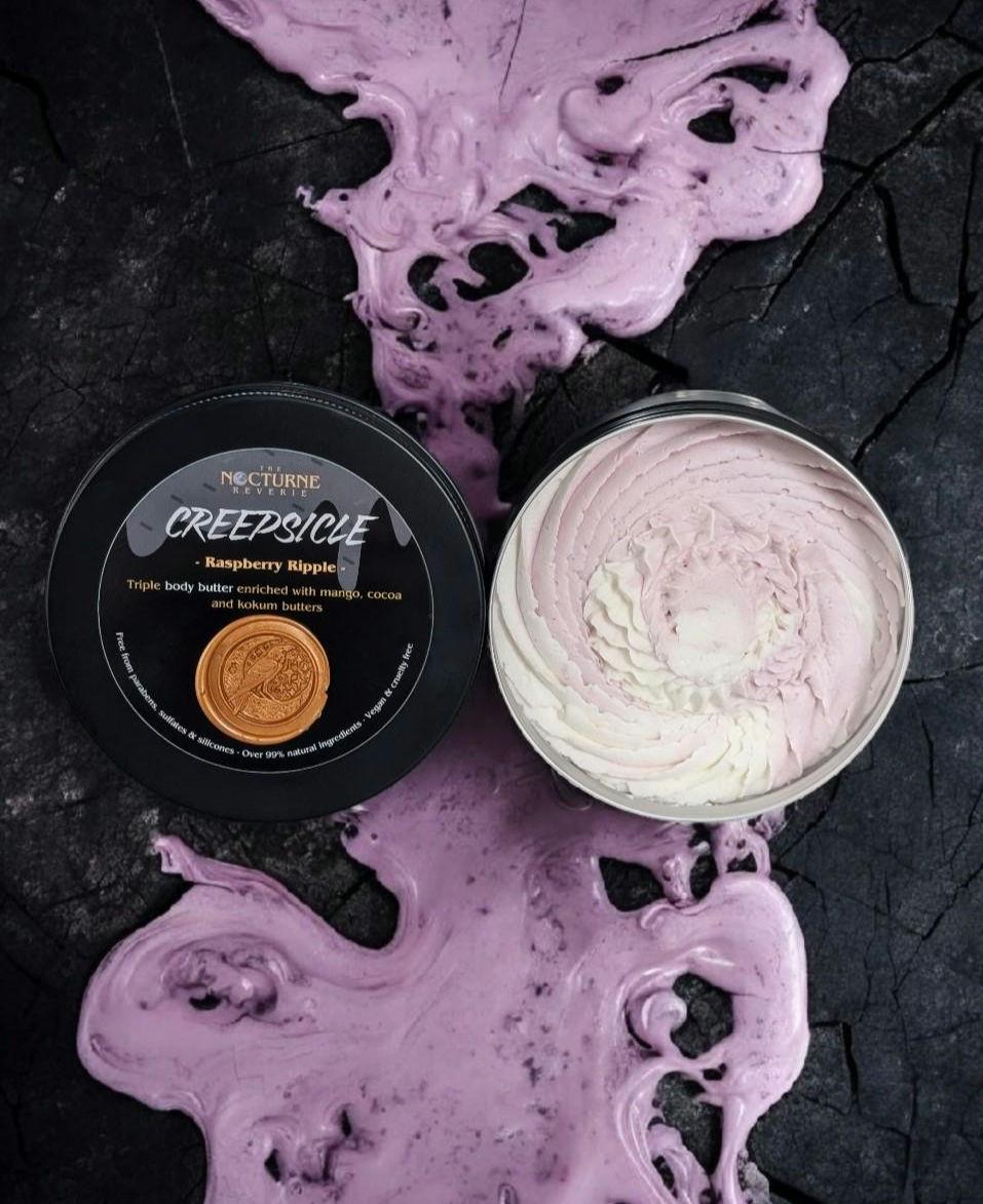 Creepsicle - Raspberry Ripple Triple Body Butter