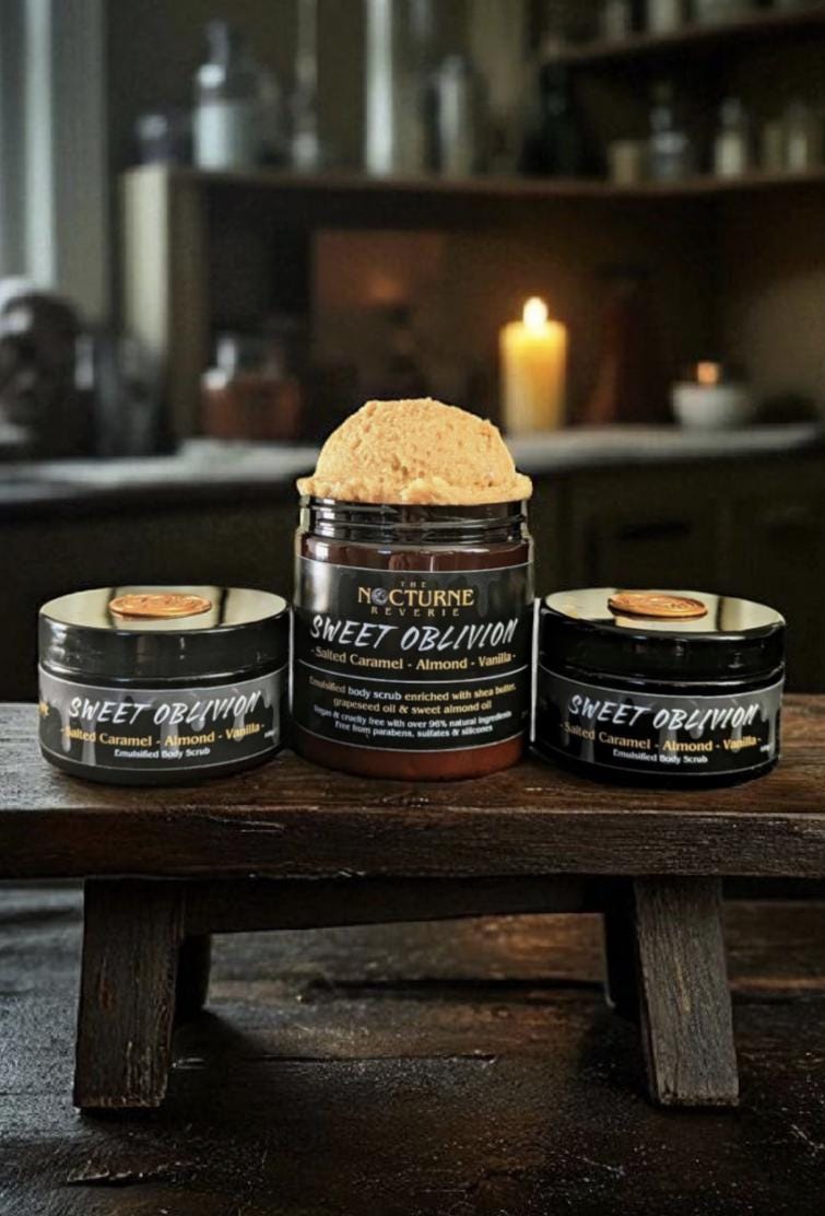 Sweet Oblivion - Caramel, Almond & Vanilla Scented Sugar Body Scrub