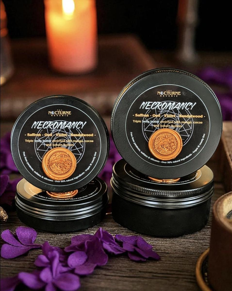 Necromancy - Saffron, Oud, Violet & Sandalwood  Triple Body Butter