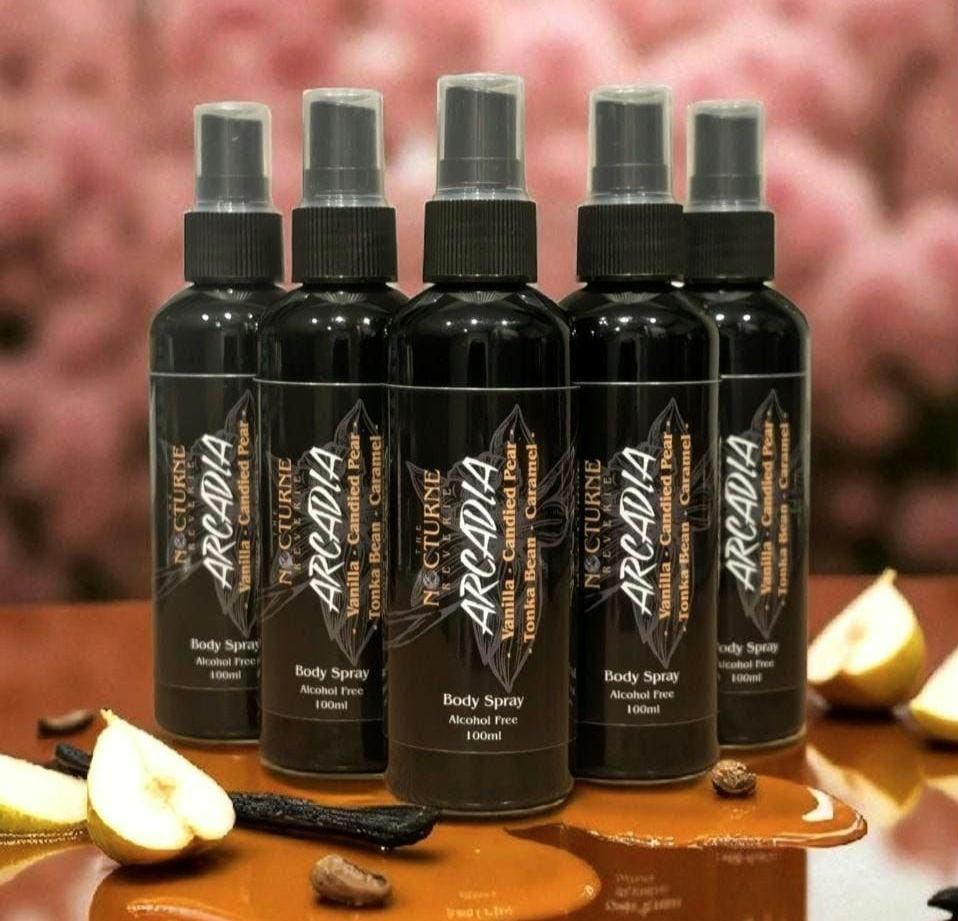 Arcadia - Vanilla, Candied Pear, Tonka Bean & Caramel Body Mist