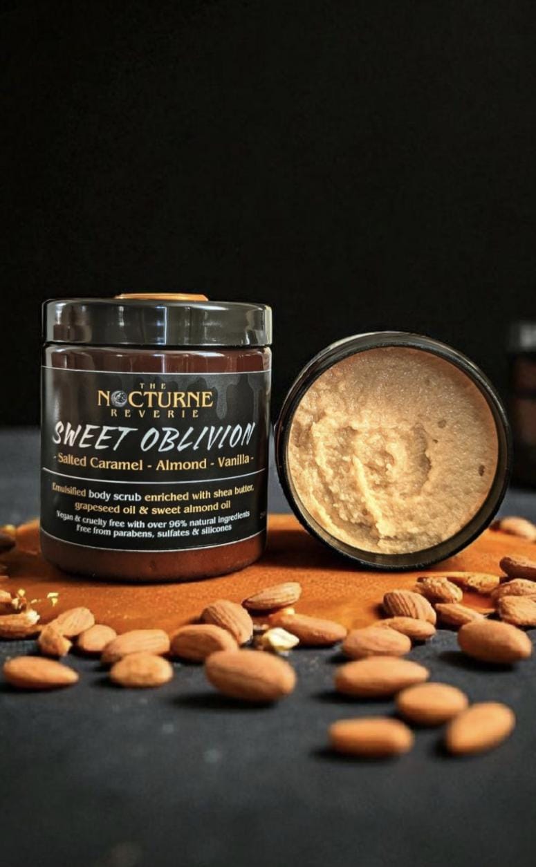 Sweet Oblivion - Caramel, Almond & Vanilla Scented Sugar Body Scrub