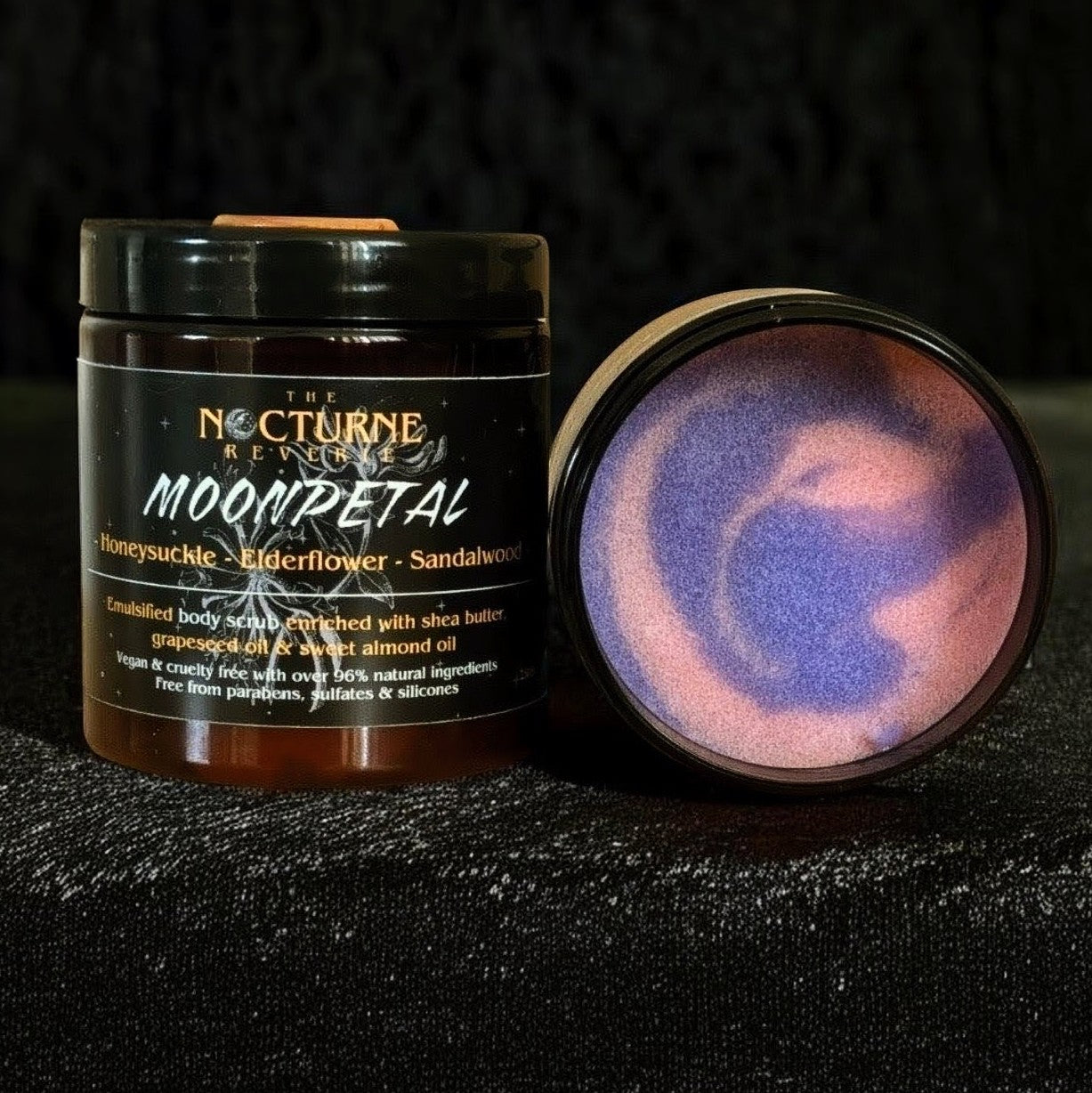 Moonpetal - Honeysuckle, Elderflower & Sandalwood Scented Sugar Body Scrub