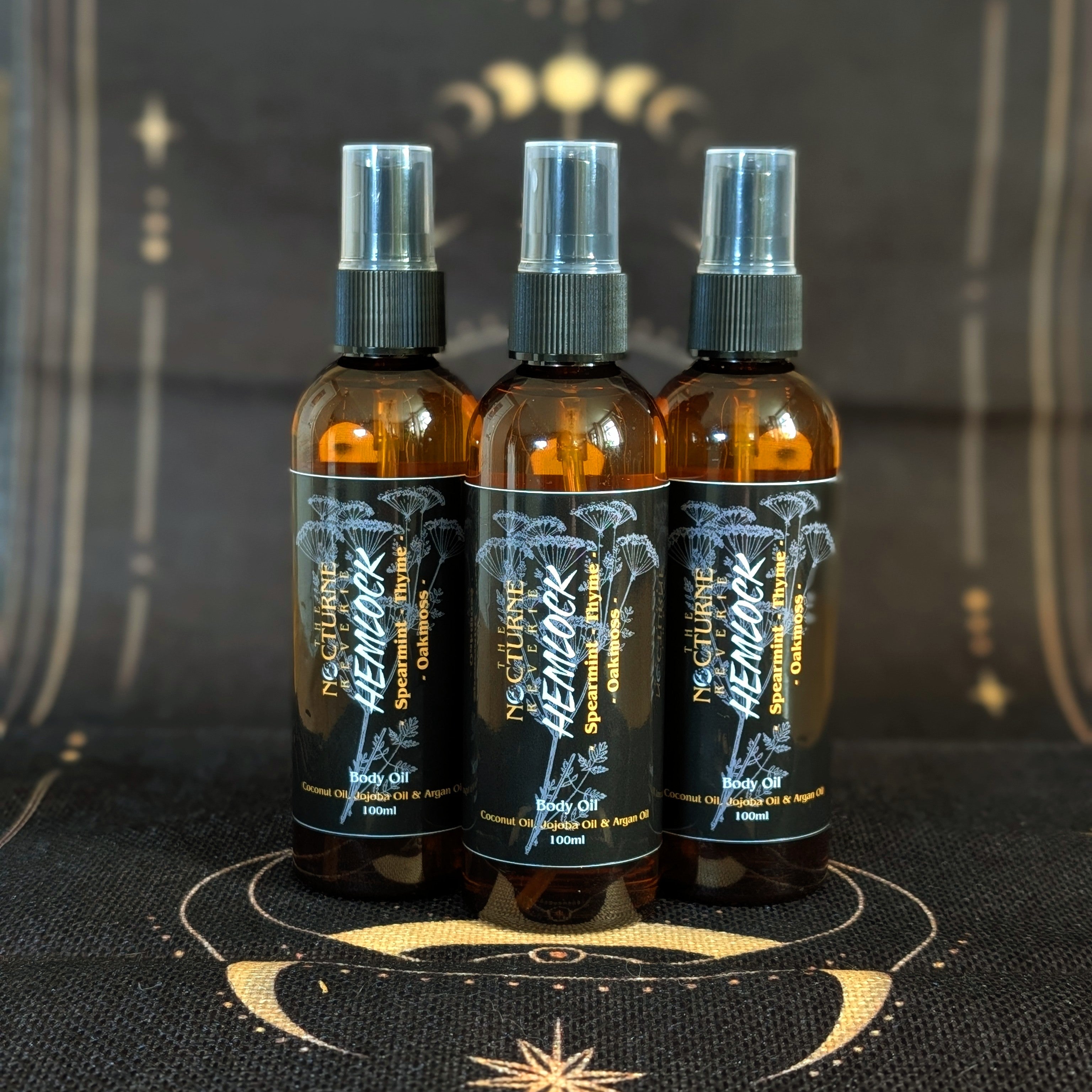 Hemlock - Spearmint, Thyme & Oakmoss Body Oil