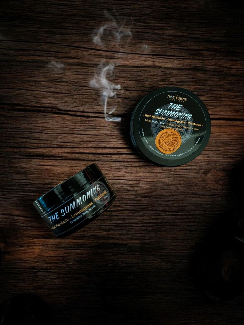 The Summoning Gift Set - Red Mandarin, Lemongrass & Patchouli - Body Scrub and Body Butter