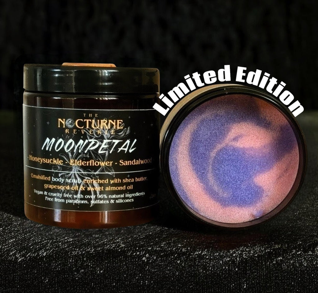 Moonpetal - Honeysuckle, Elderflower & Sandalwood Scented Sugar Body Scrub