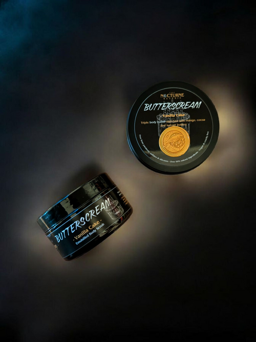 Butterscream Gift Set - Vanilla Cake - Body Scrub and Body Butter
