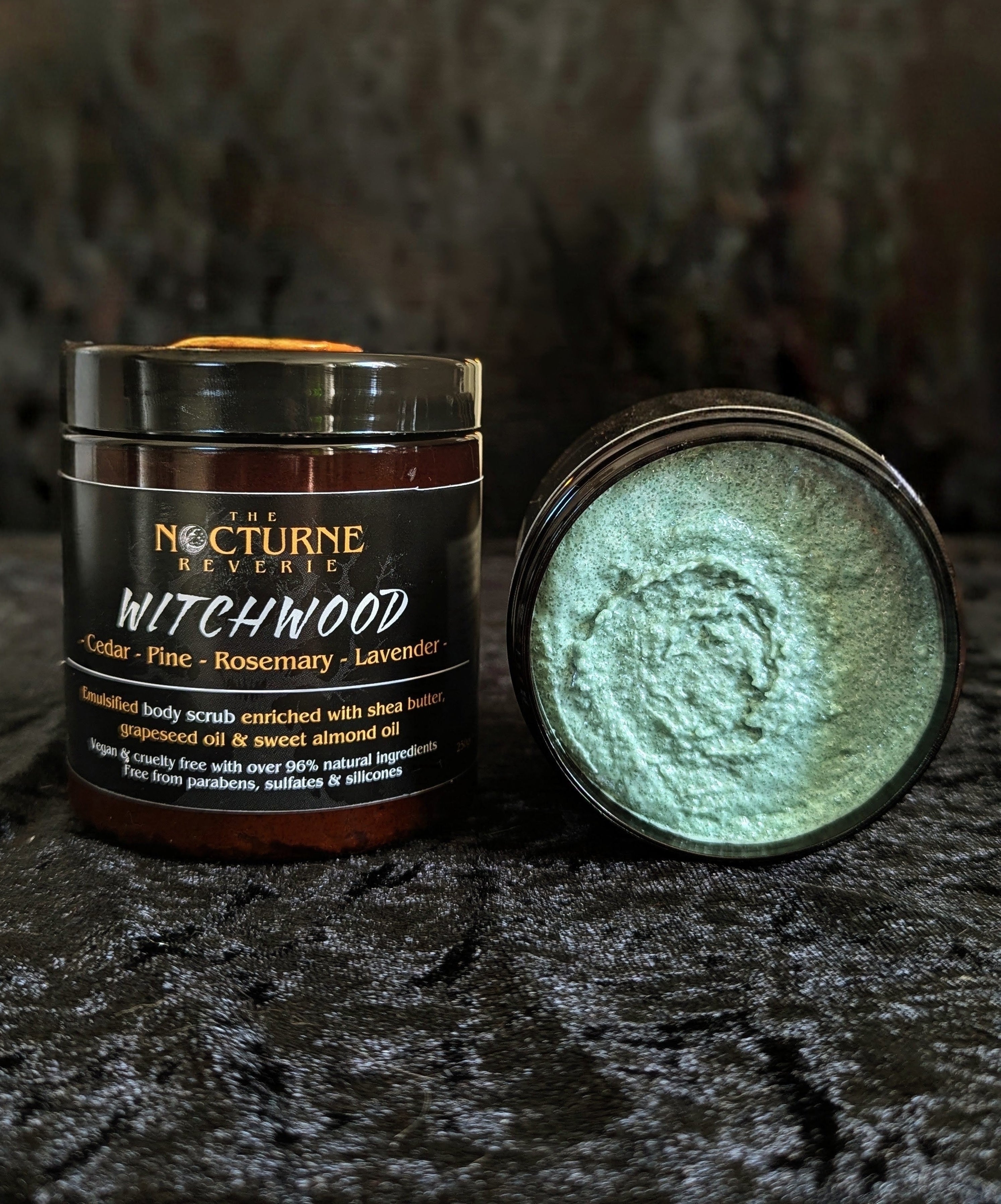 Witchwood - Cedar, Pine, Rosemary & Lavender Scented Sugar Body Scrub