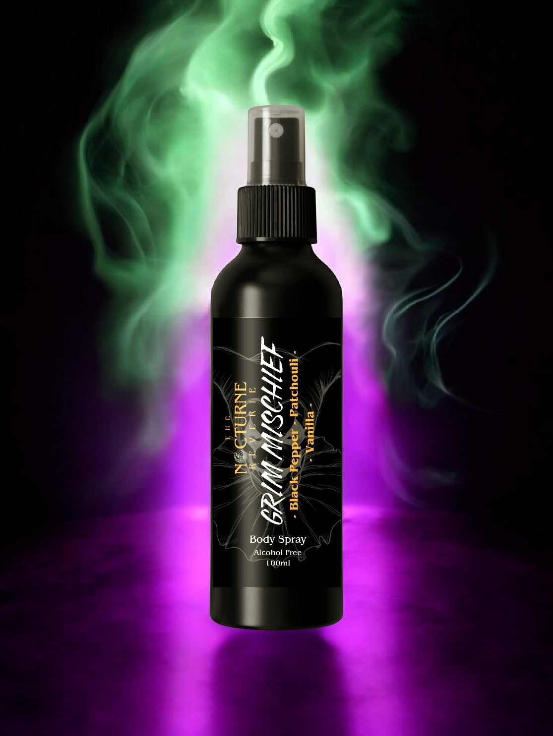 Grim Mischief - Black Pepper, Patchouli & Vanilla Body Mist
