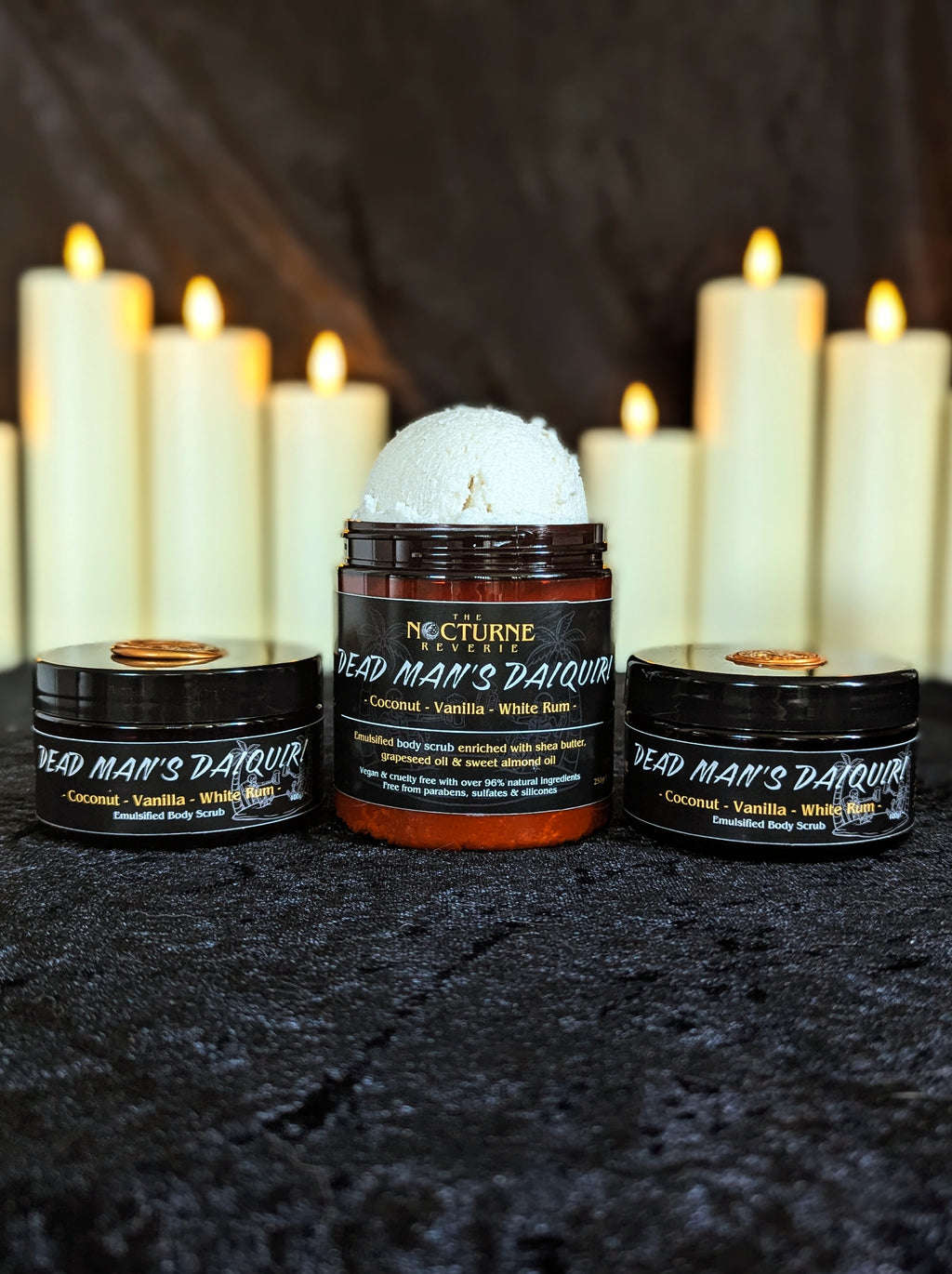 Dead Mans Daiquiri - Coconut, White Rum & Vanilla Scented Sugar Body Scrub