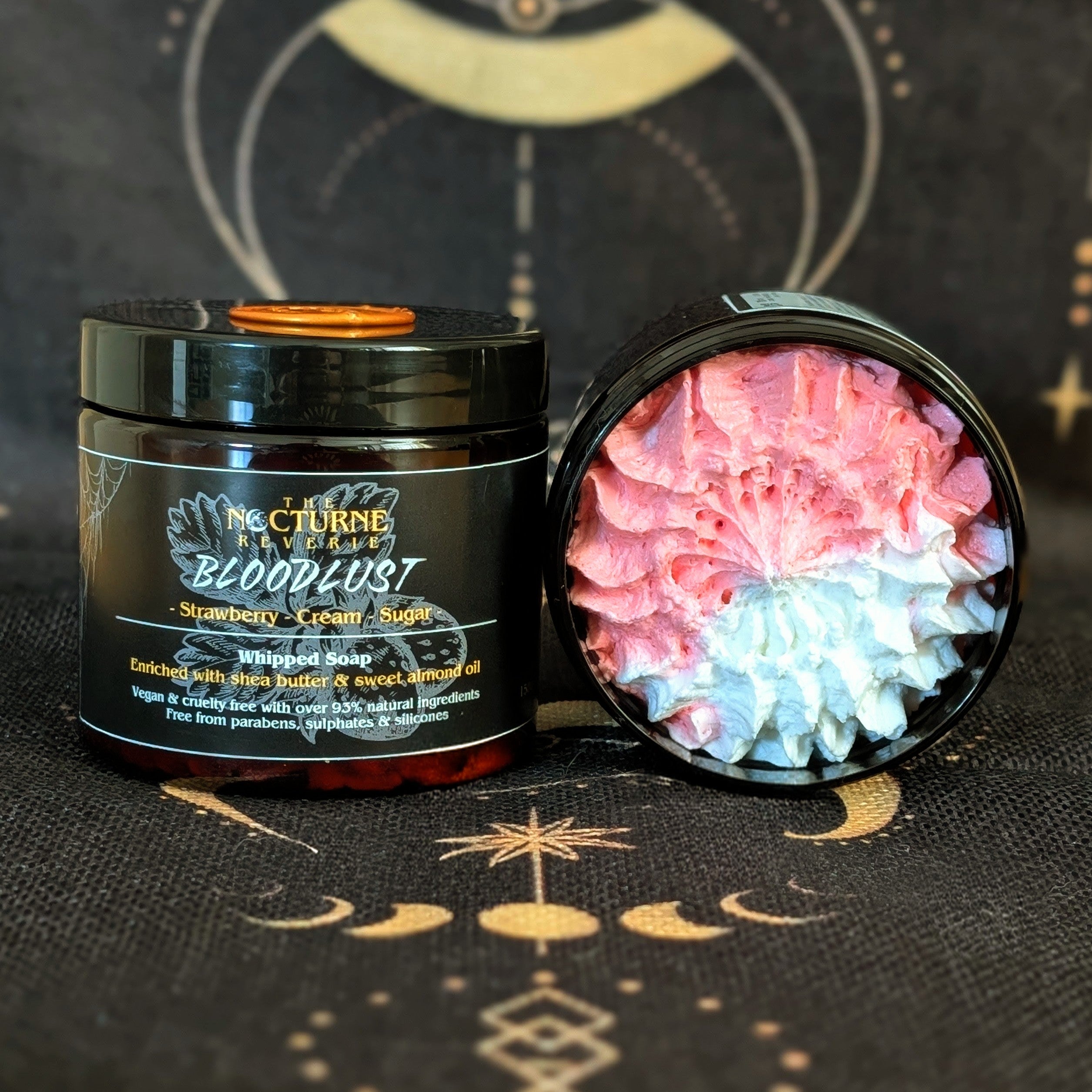 Bloodlust - Strawberries & Cream Whipped Soap