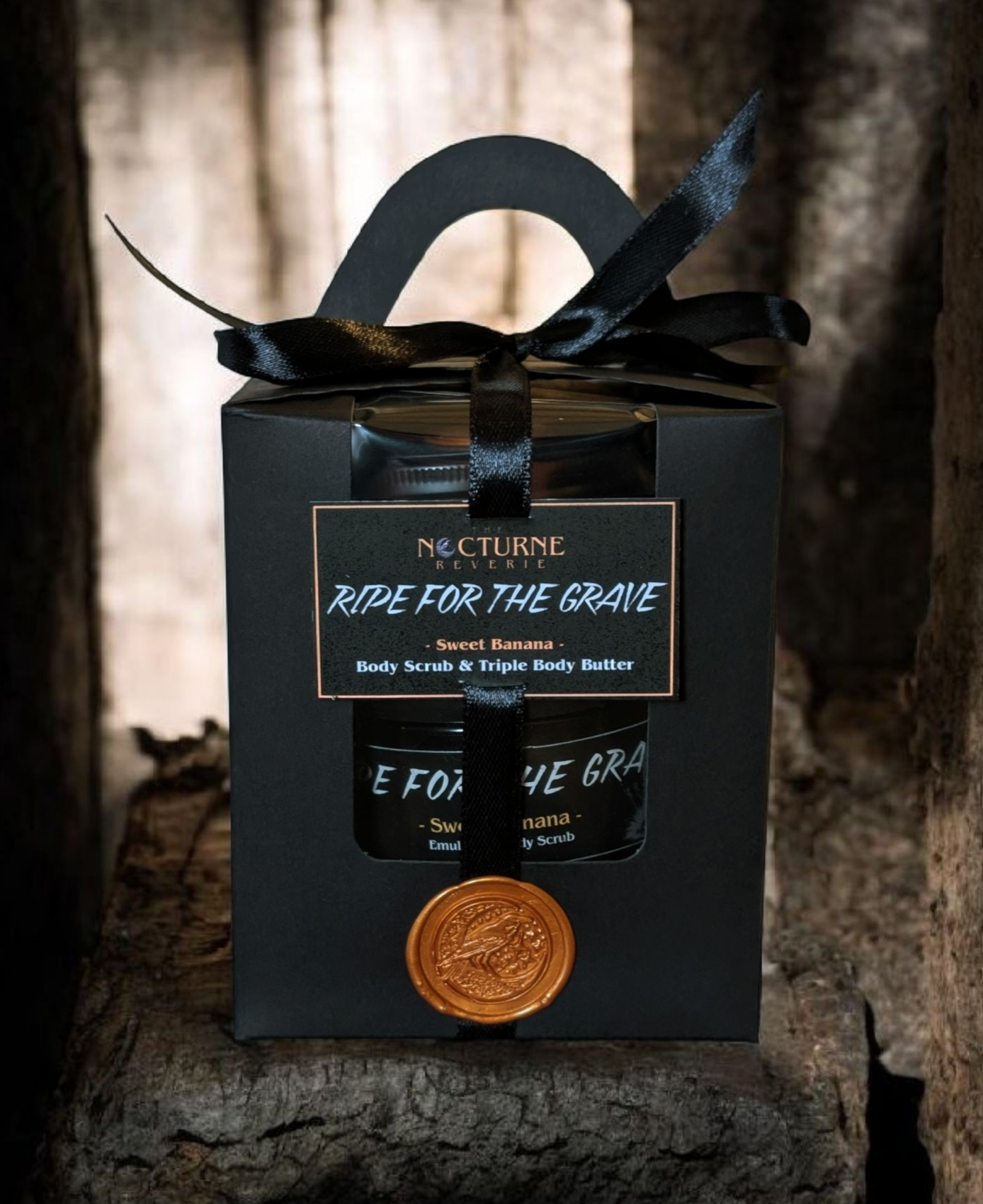 Ripe For The Grave Gift Set - Foam Banana - Body Scrub and Body Butter