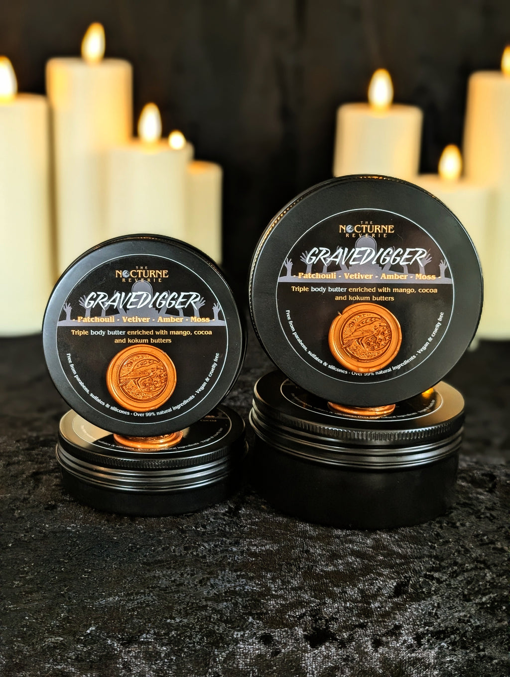 Gravedigger - Patchouli, Vetiver, Amber & Moss Triple Body Butter