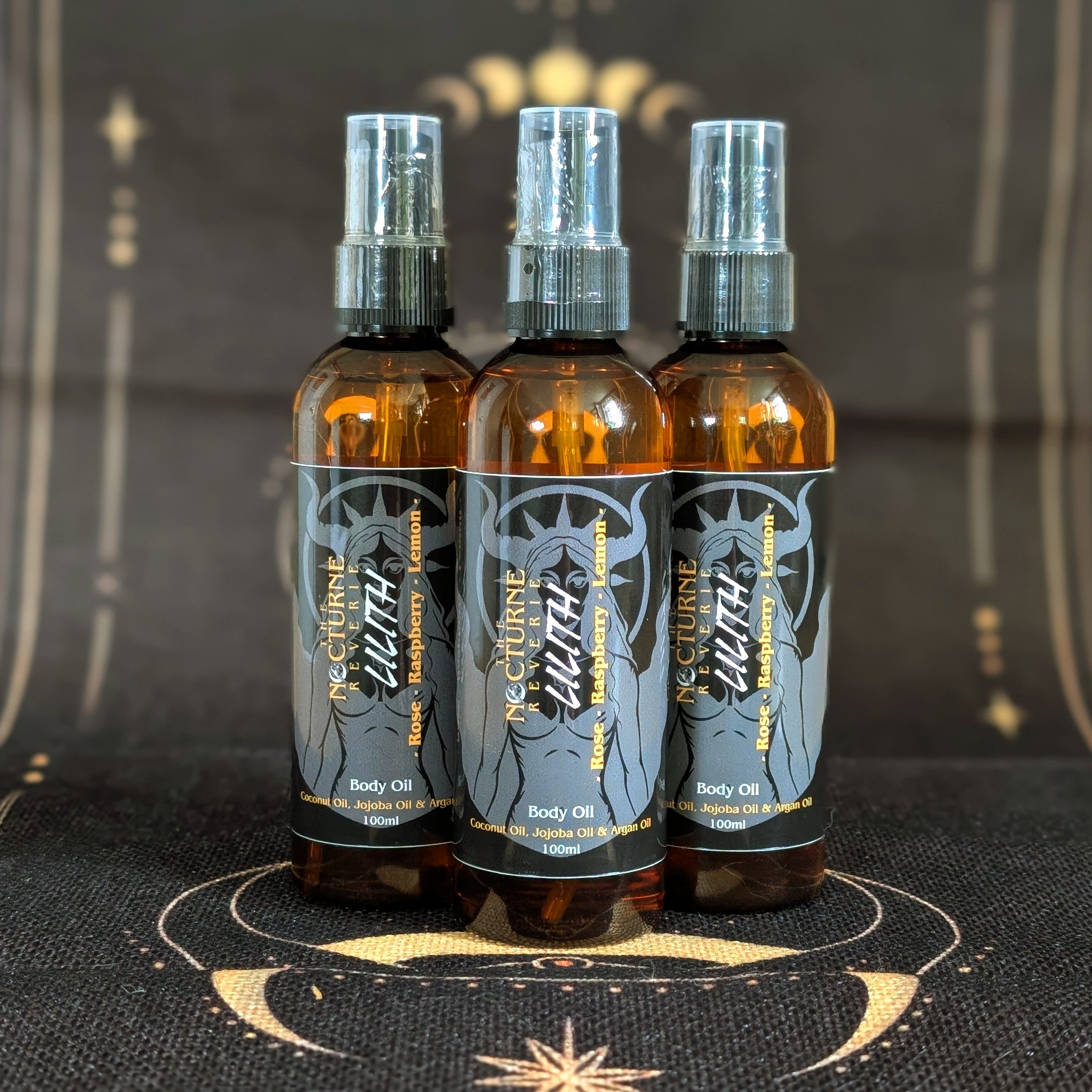 Lilith - Rose, Raspberry & Lemon Body Oil