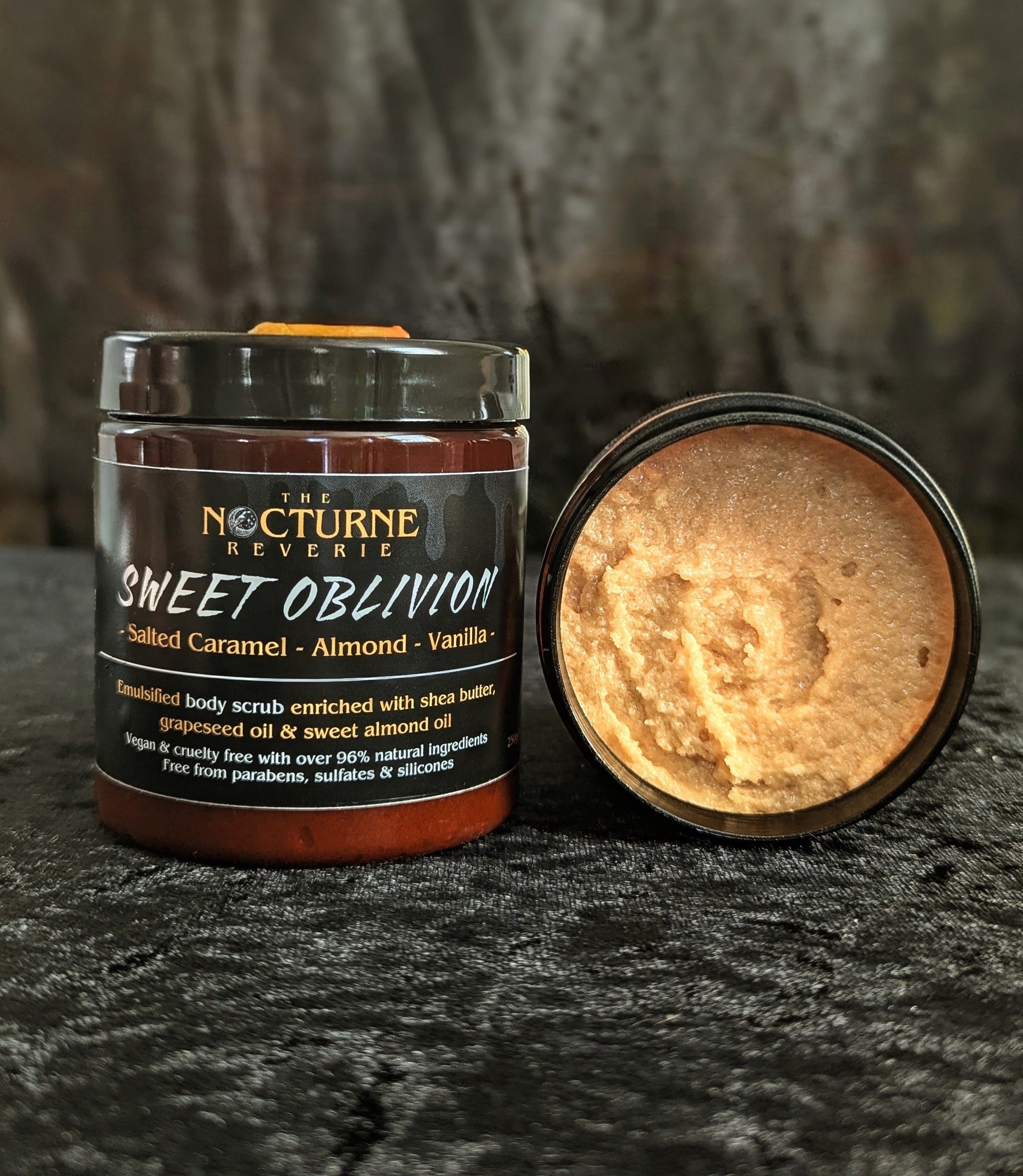 Sweet Oblivion - Caramel, Almond & Vanilla Scented Sugar Body Scrub