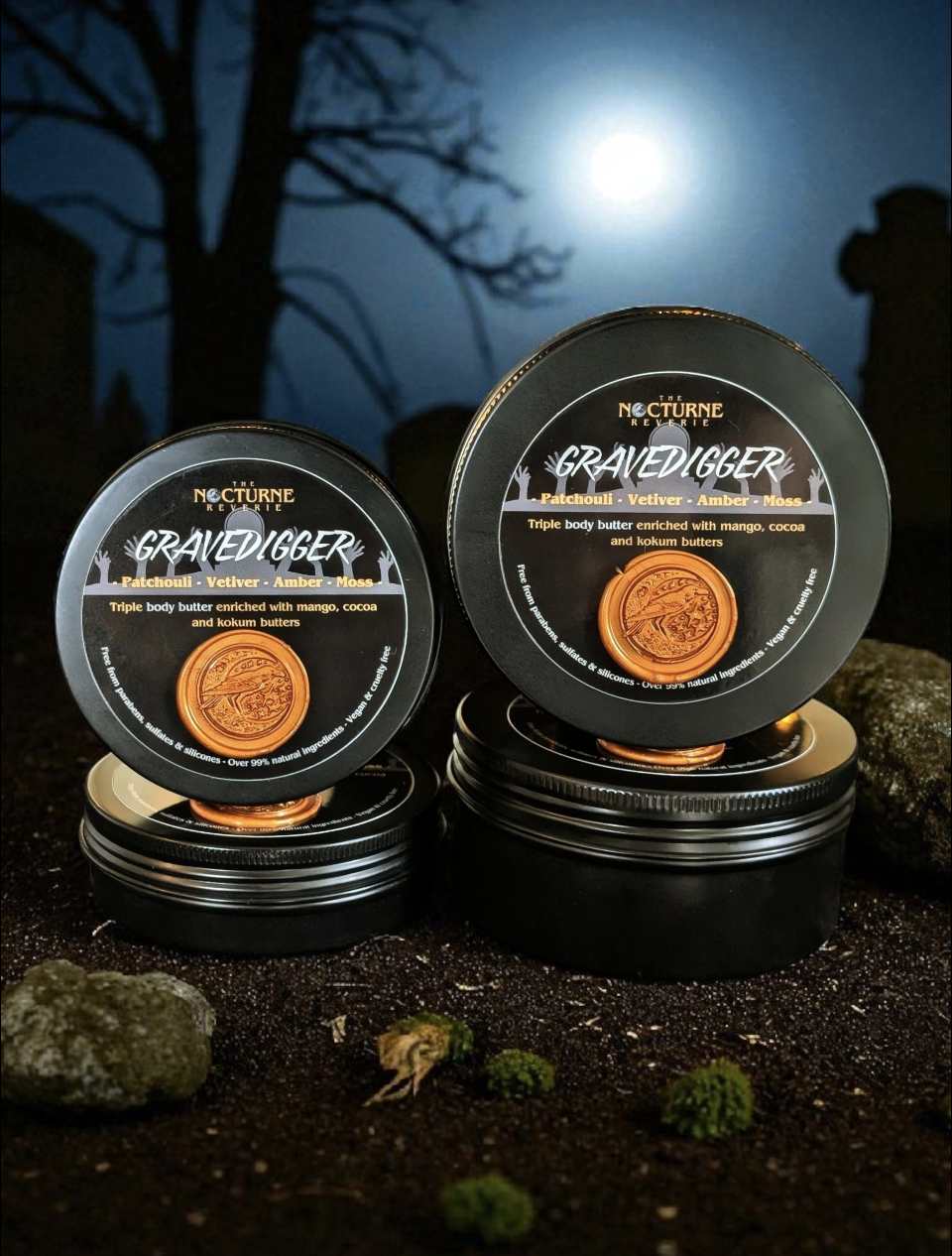 Gravedigger - Patchouli, Vetiver, Amber & Moss Triple Body Butter