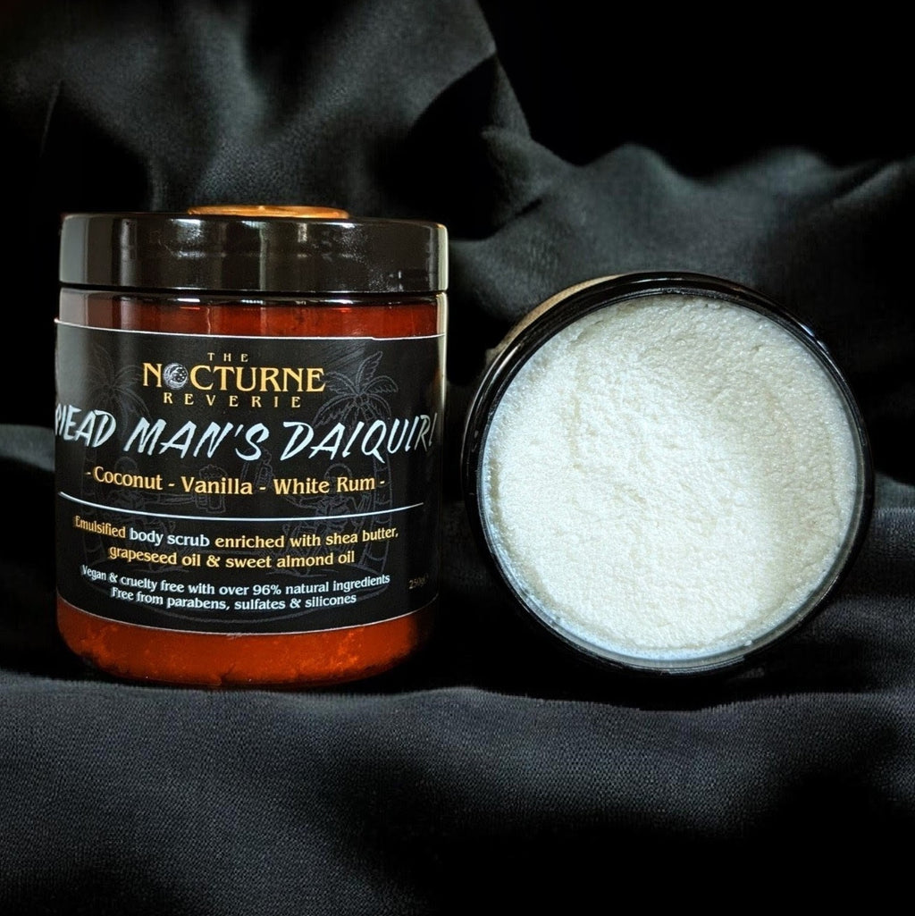 Dead Mans Daiquiri - Coconut, White Rum & Vanilla Scented Sugar Body Scrub
