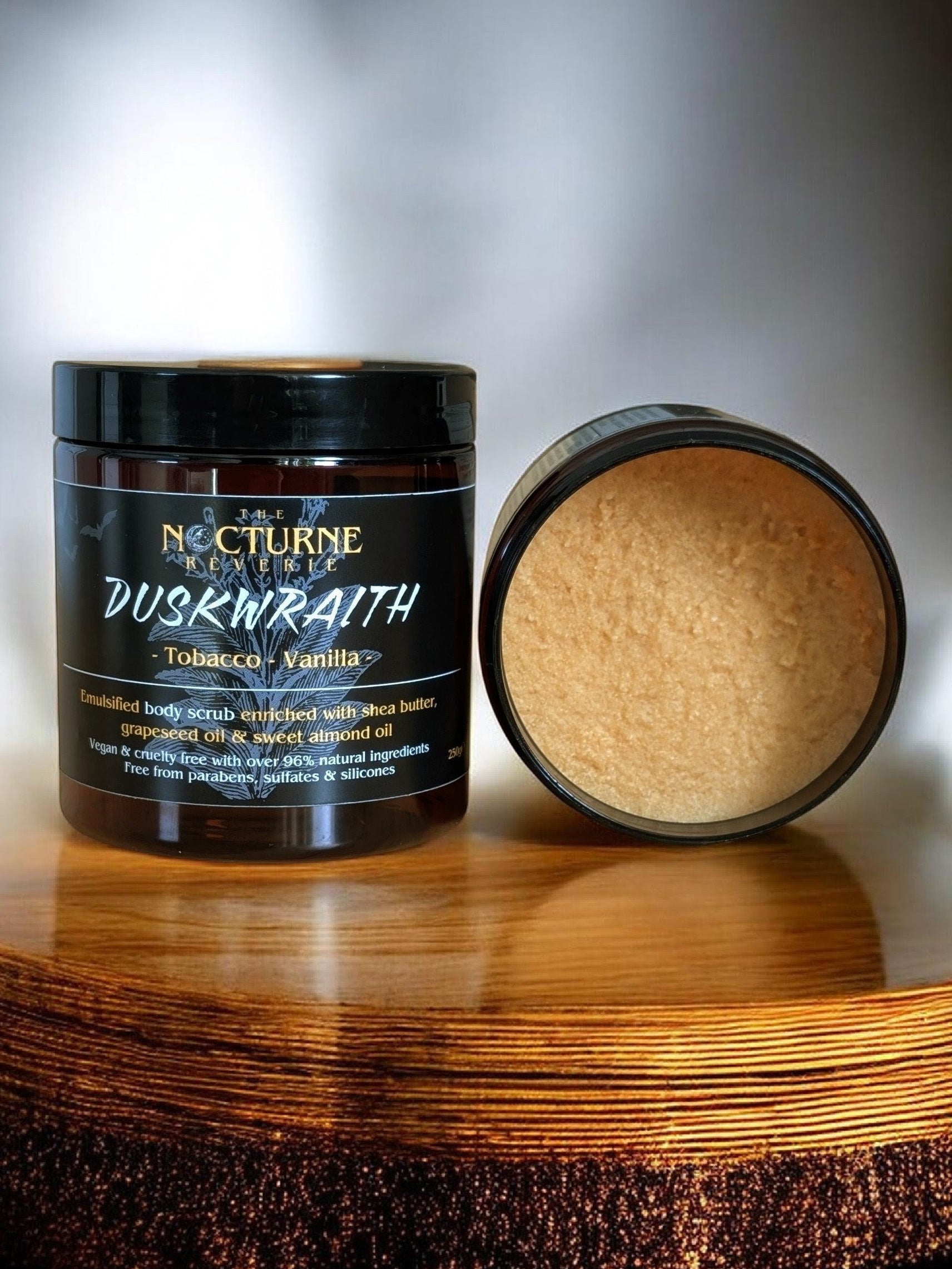 Duskwraith - Tobacco & Vanilla Scented Sugar Body Scrub
