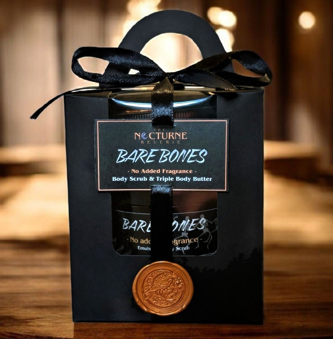 Bare Bones Gift Set - No Added Fragrance - Body Scrub and Body Butter