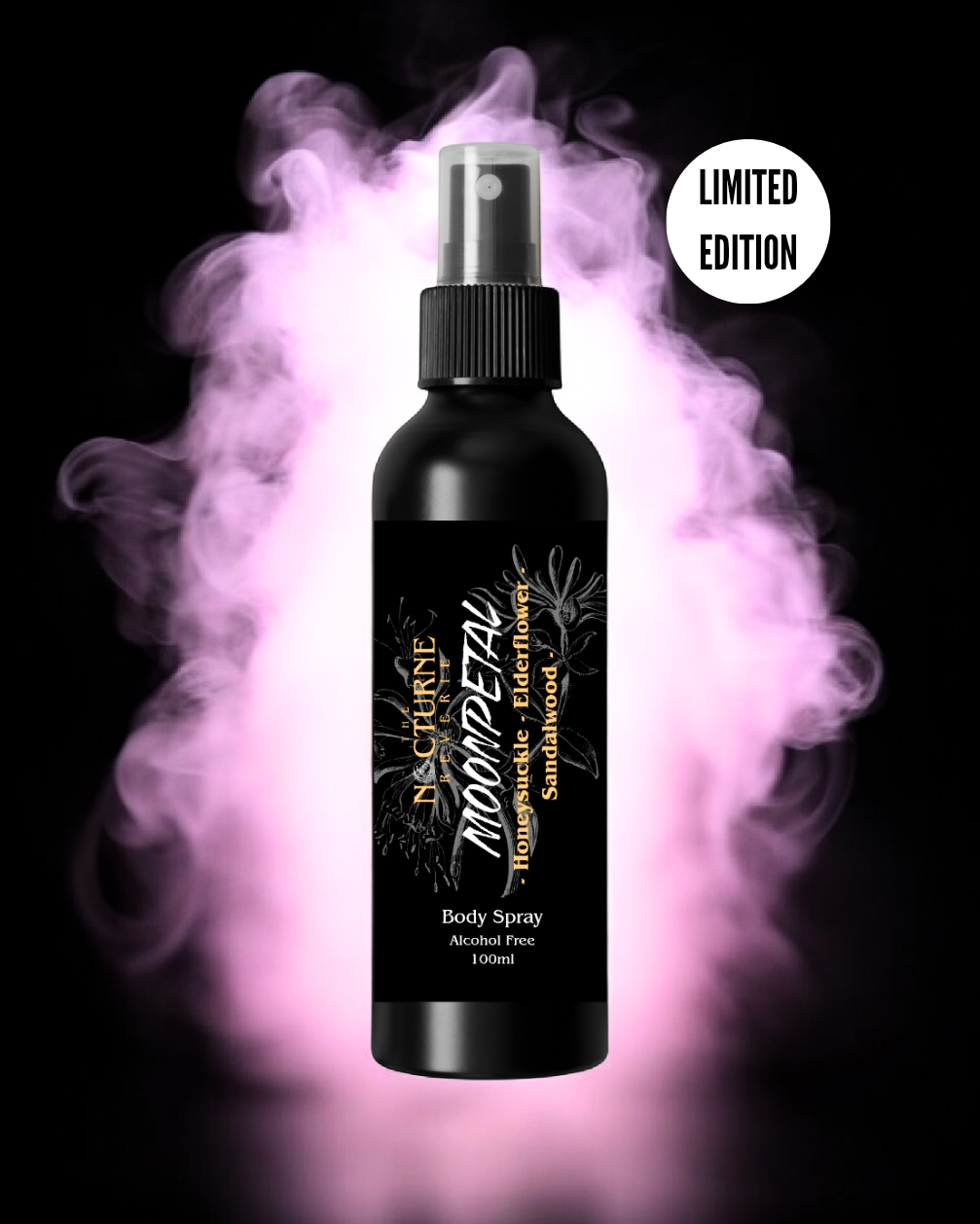 Moonpetal - Honeysuckle, Elderflower & Sandalwood Body Mist