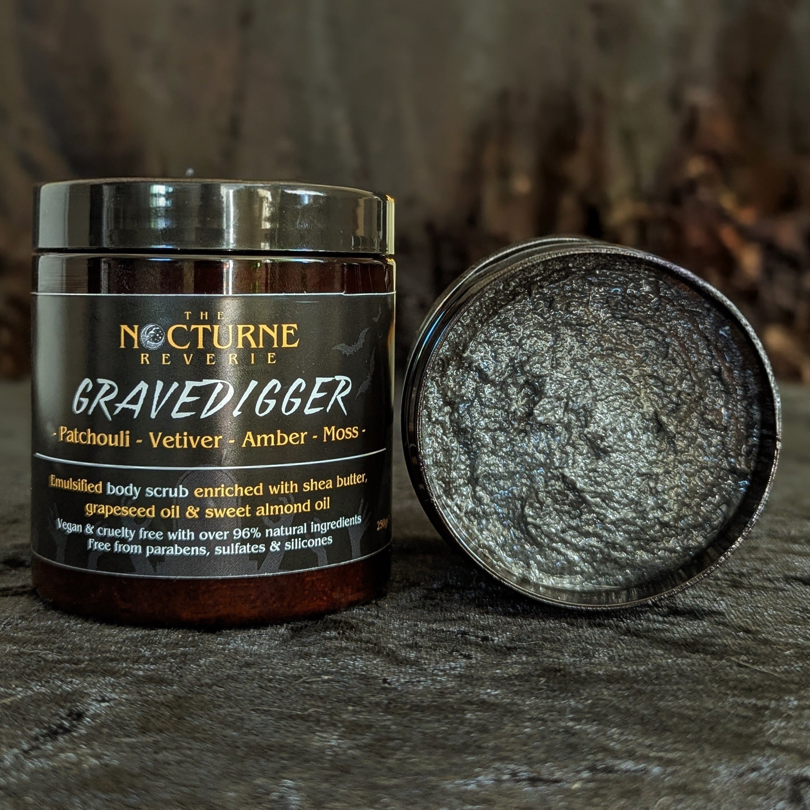 Gravedigger - Patchouli, Vetiver, Amber & Moss Sugar Body Scrub