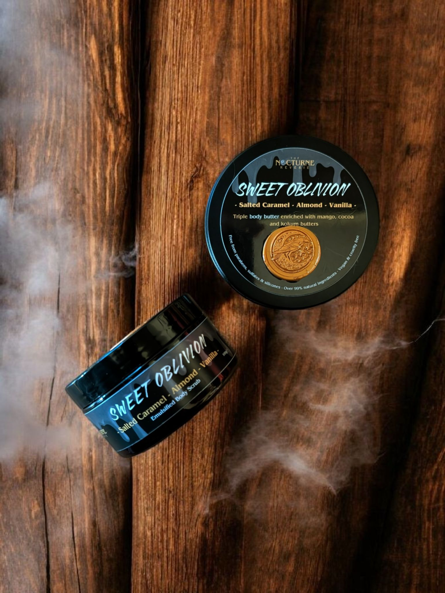 Sweet Oblivion Gift Set - Salted Caramel, Almond & Vanilla - Body Scrub and Body Butter