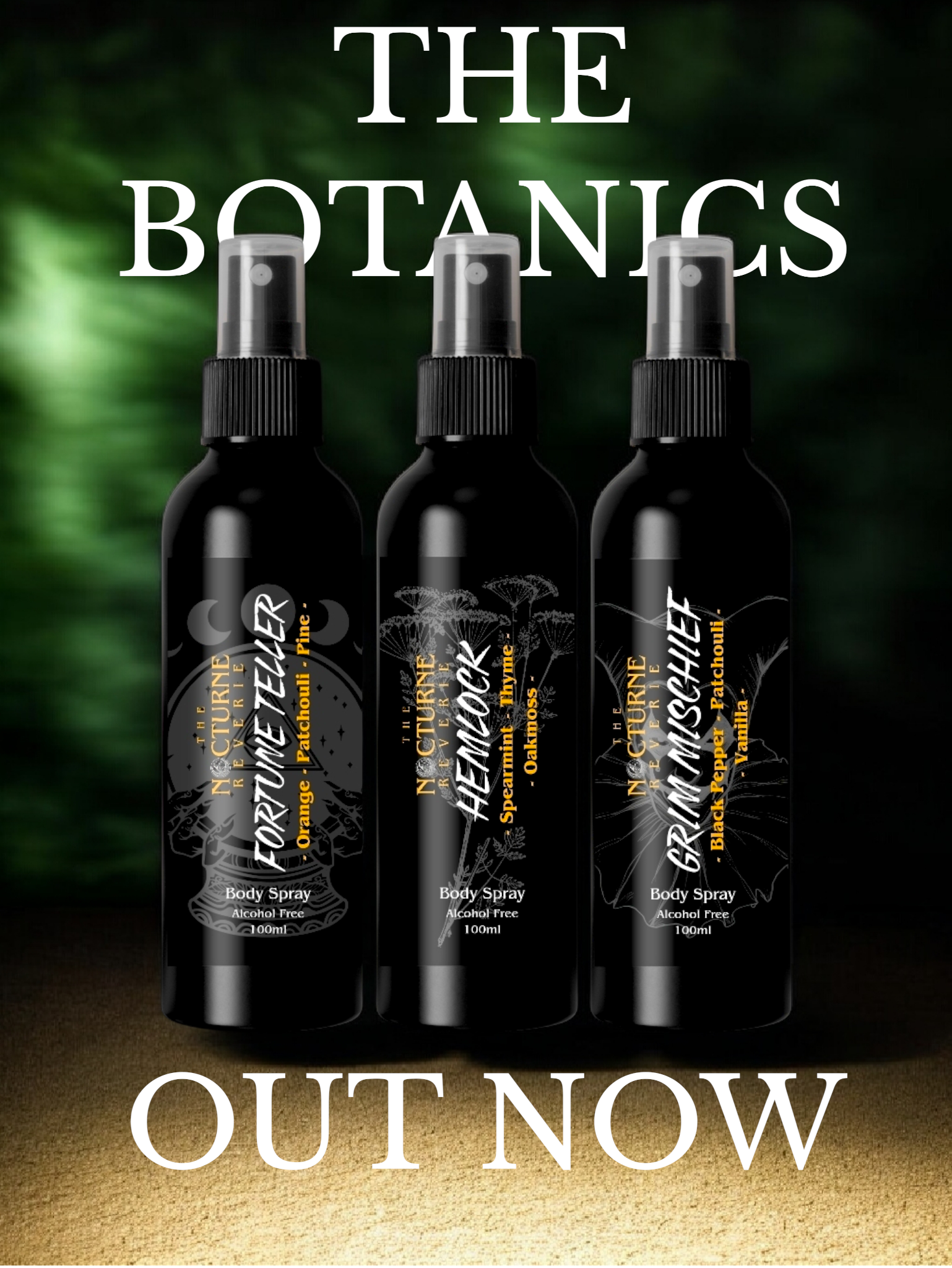 Grim Mischief - Black Pepper, Patchouli & Vanilla Body Mist