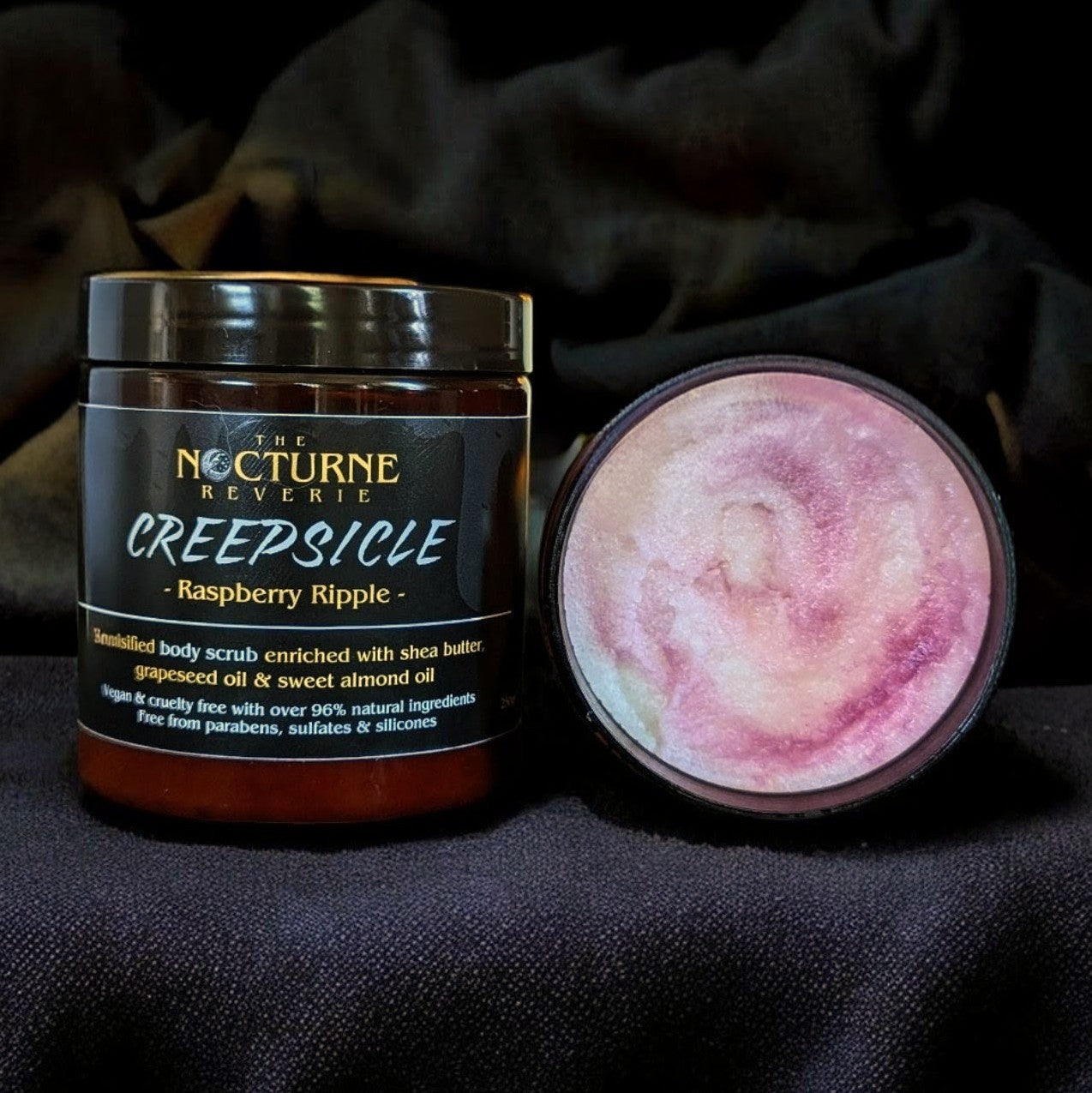 Creepsicle - Raspberry Ripple Scented Sugar Body Scrub