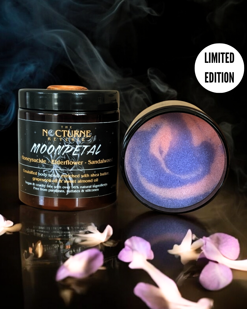 Moonpetal - Honeysuckle, Elderflower & Sandalwood Scented Sugar Body Scrub
