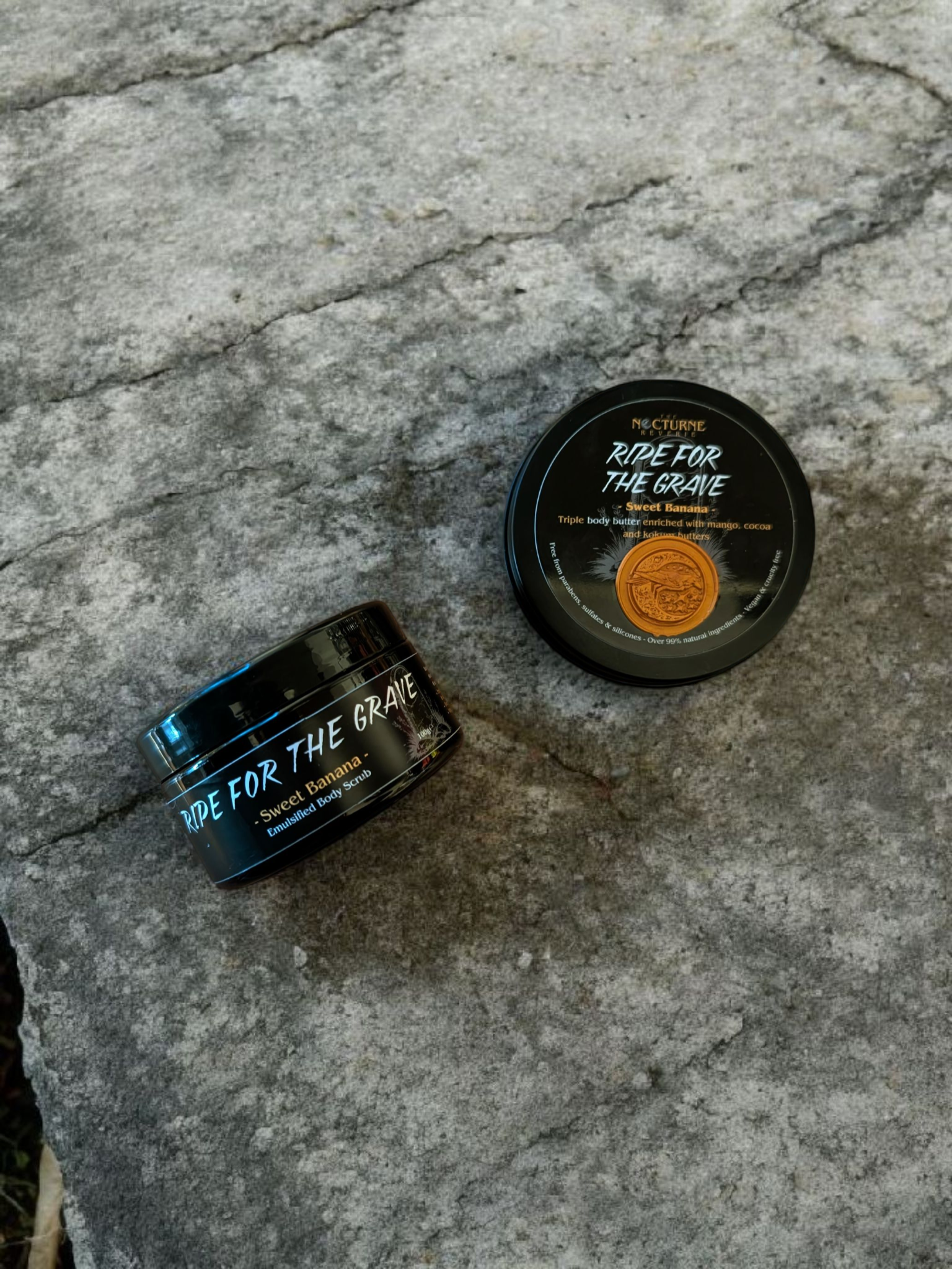 Ripe For The Grave Gift Set - Foam Banana - Body Scrub and Body Butter