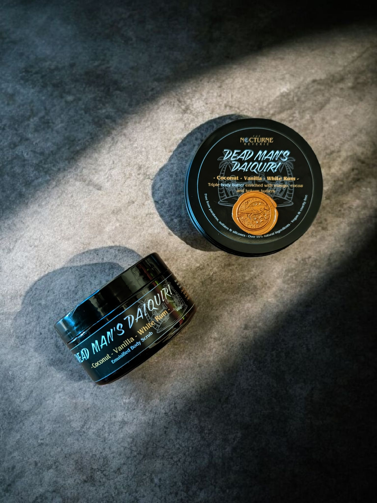 Dead Man's Daiquiri Gift Set - Coconut, White Rum & Vanilla - Body Scrub and Body Butter
