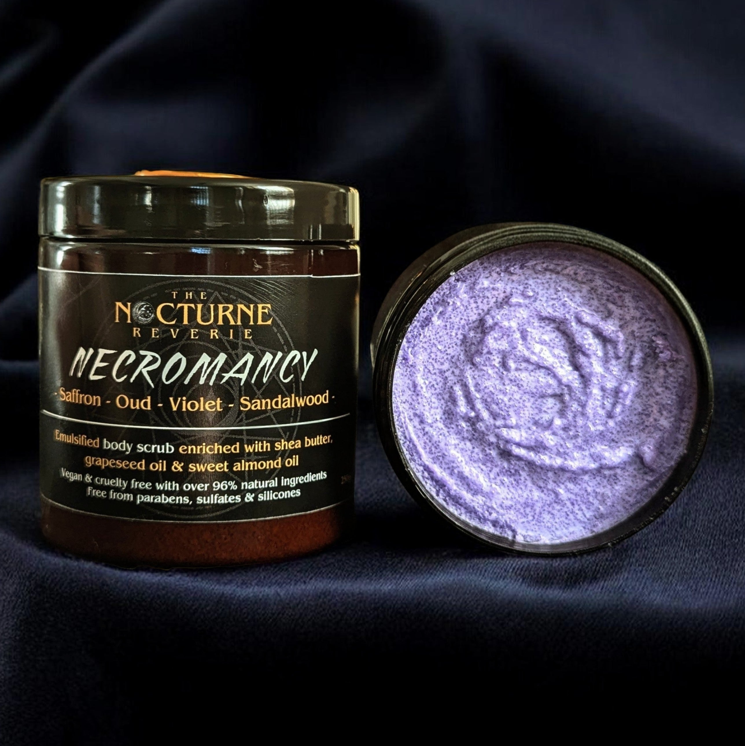 Necromancy - Saffron, Oud, Violet & Sandalwood Sugar Body Scrub