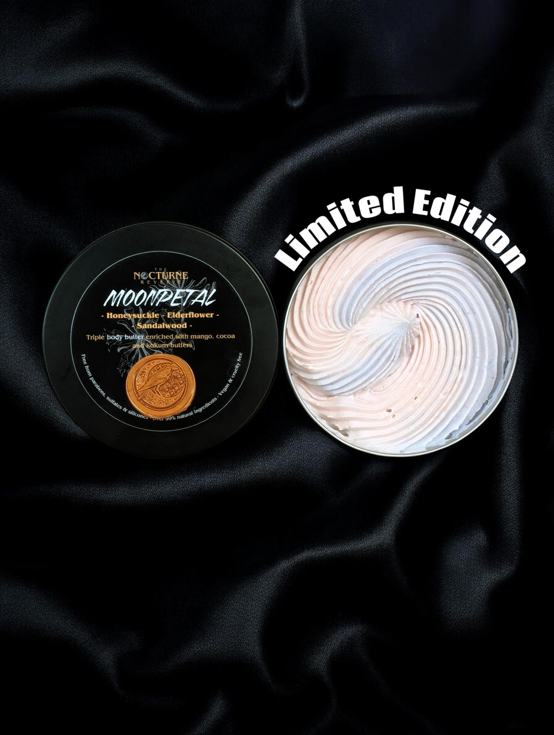 Moonpetal - Honeysuckle, Elderflower & Sandalwood Triple Body Butter