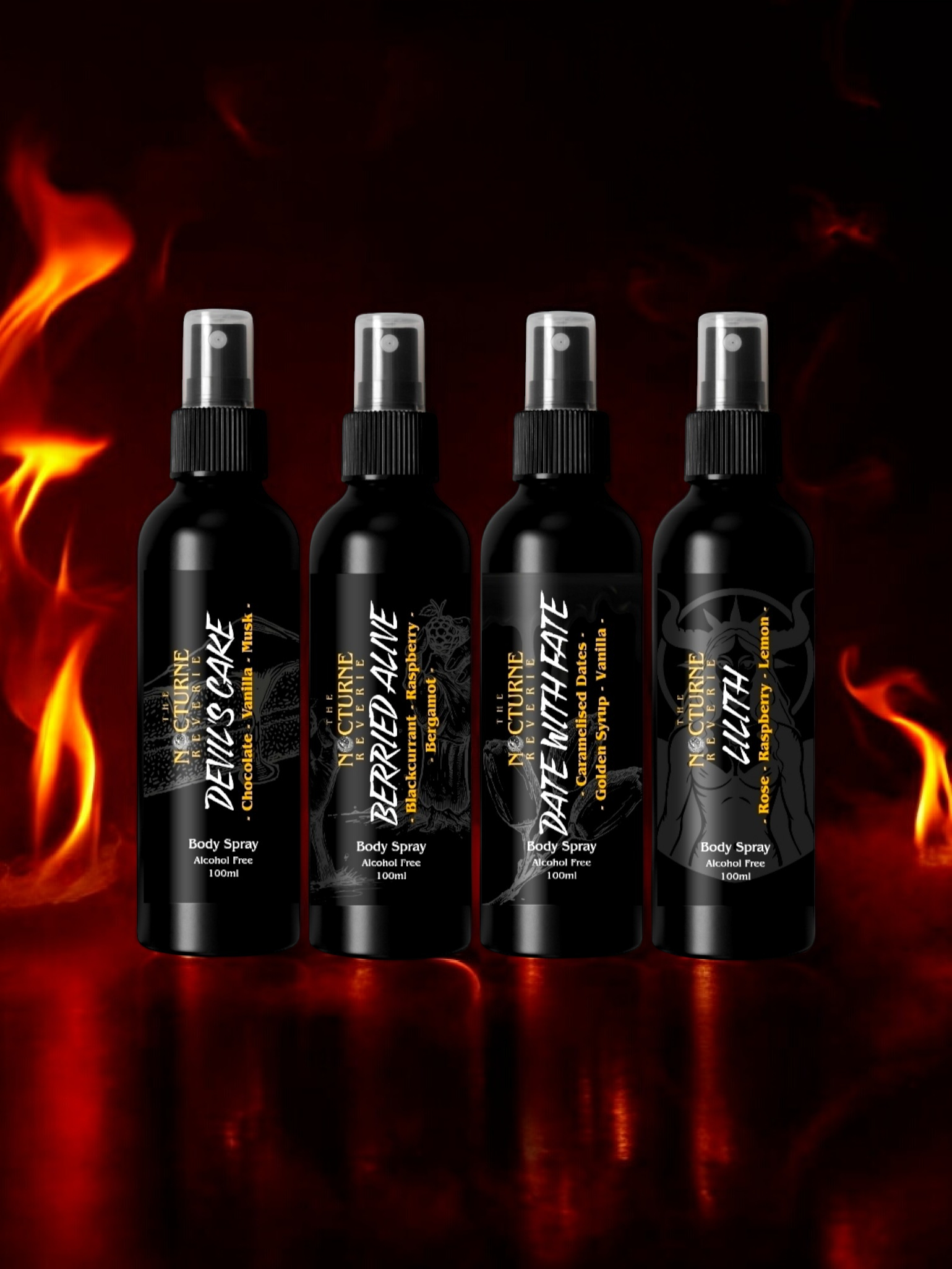 Lilith - Rose, Raspberry & Lemon Body Mist