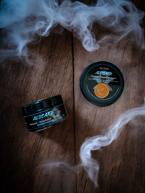 Alucard Gift Set - Rhubarb, Strawberry & Amber - Body Scrub and Body Butter